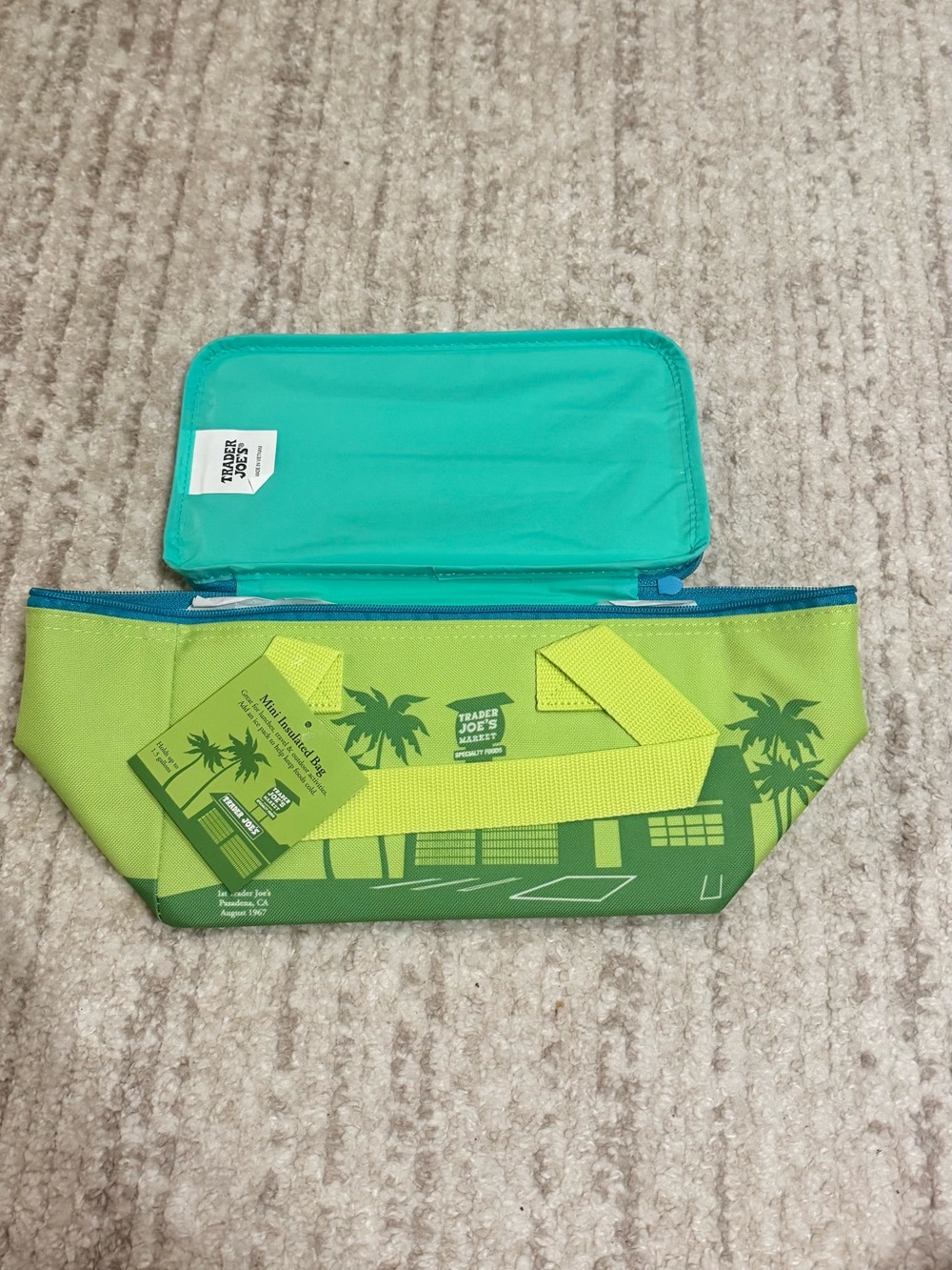 NWT Trader Joes Mini Insulated Cooler Bag